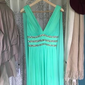 Grecian, empire waist prom/formal dress